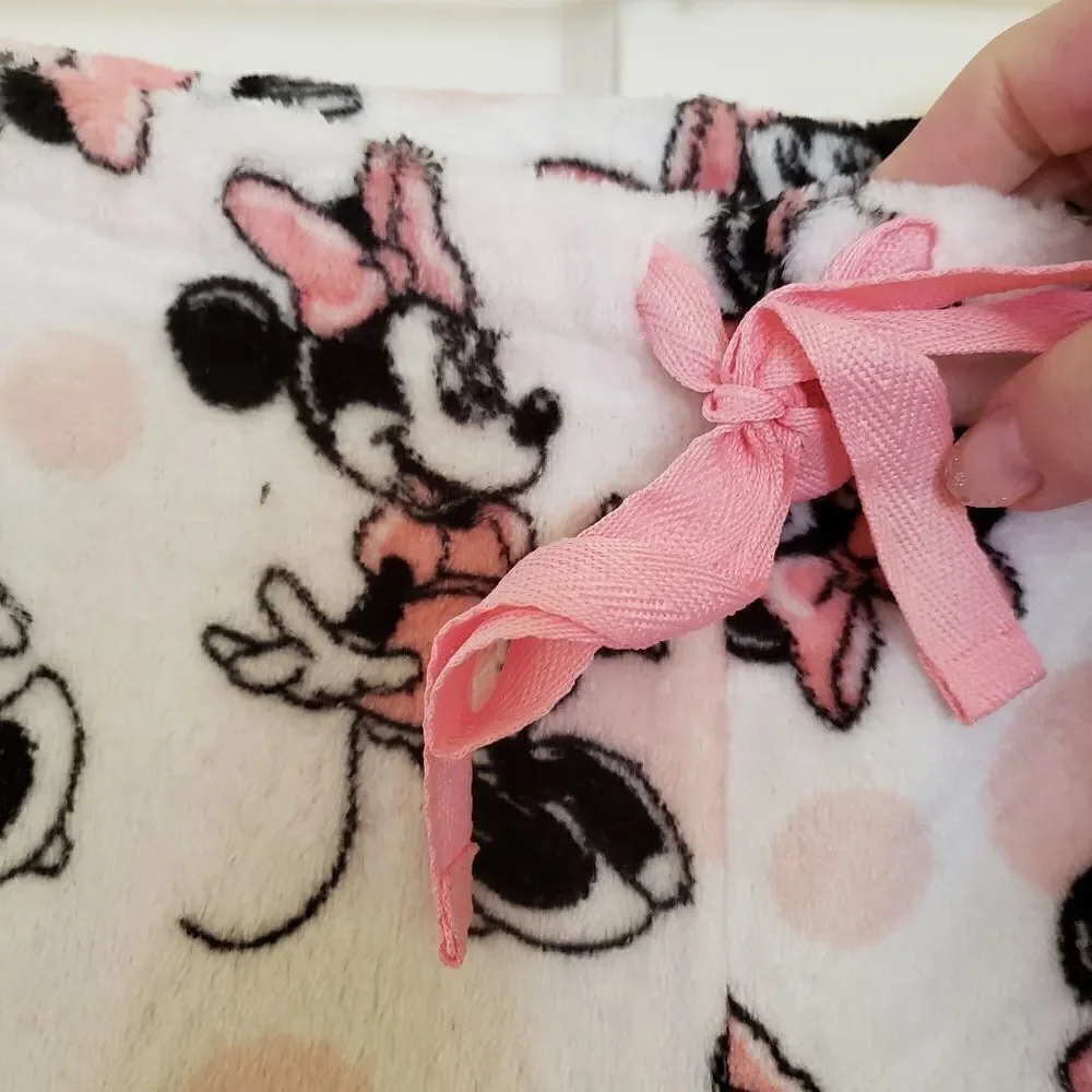 Disney Minnie Mouse Elastic Drawstring Waist Sleepwear Bottoms - Picture 6 of 6